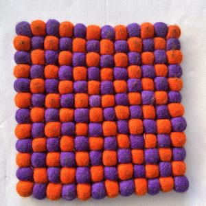 Handmade 19cm Felt Ball Trivet |Colors Available|Minimum 4 pieces