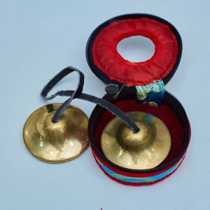 Authentic Tingsha Cymbals–6cm Diameter,0.1689g with Carrying Case
