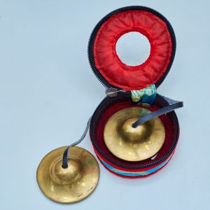 Authentic Tingsha Cymbals–6cm Diameter,0.1341g with Carrying Case
