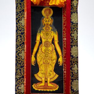 Seven Chakra Thangka 118 × 56 cm
